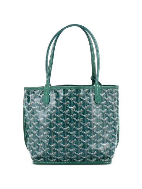 Goyard Pre-Owned Anjou Reversible Tote Coated Canvas Mini satchel