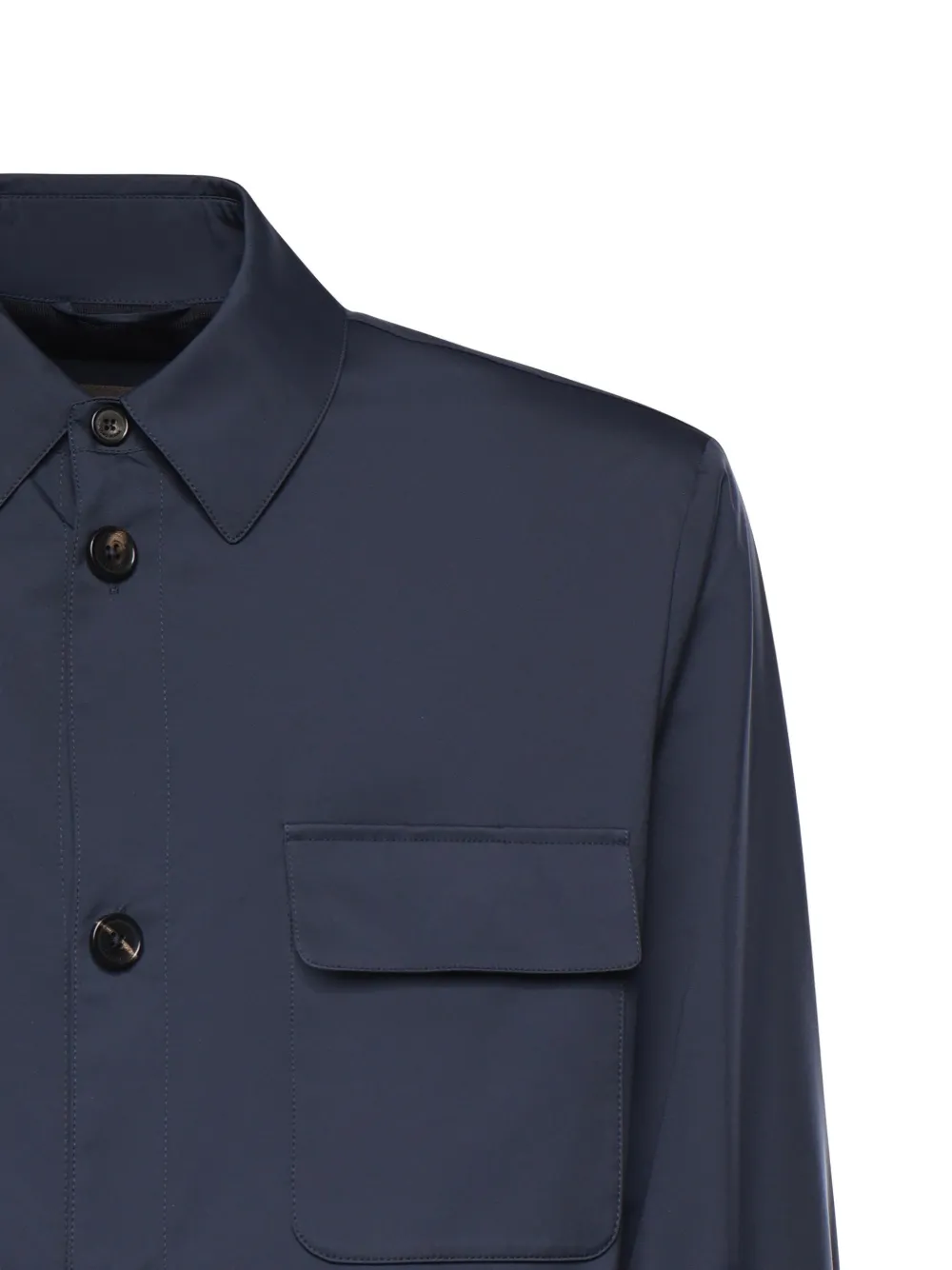  Loro Piana Buttonned Pocket Jacket - Blue 