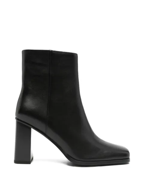 LINDA BAUMANN square-toe ankle boots