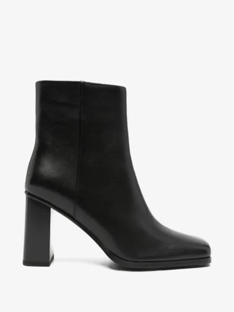 LINDA BAUMANN square-toe ankle boots
