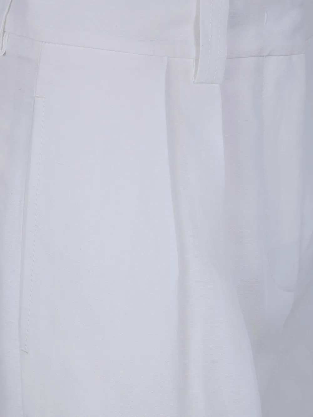  Drhope Pleated Trousers - White 