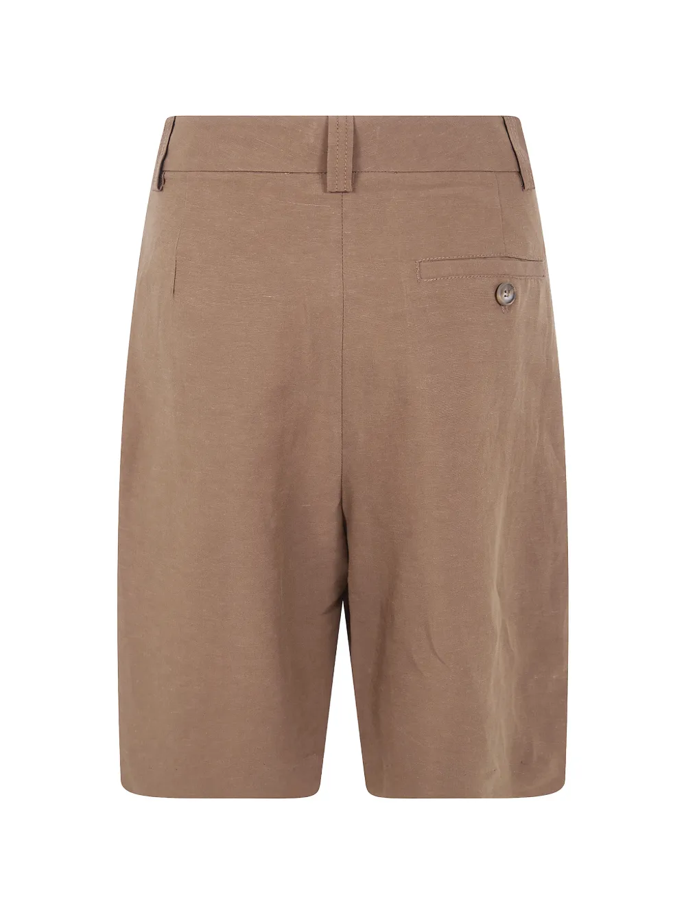  Drhope Pleated Shorts - Brown 