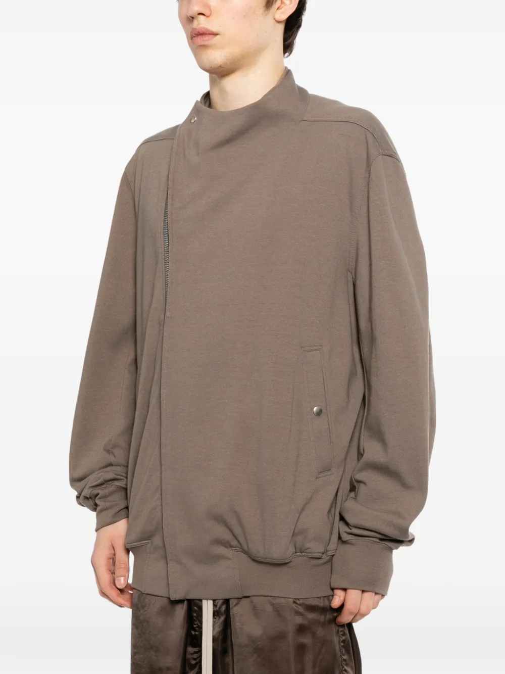 Rick Owens Jack met knopen op de schouders Beige