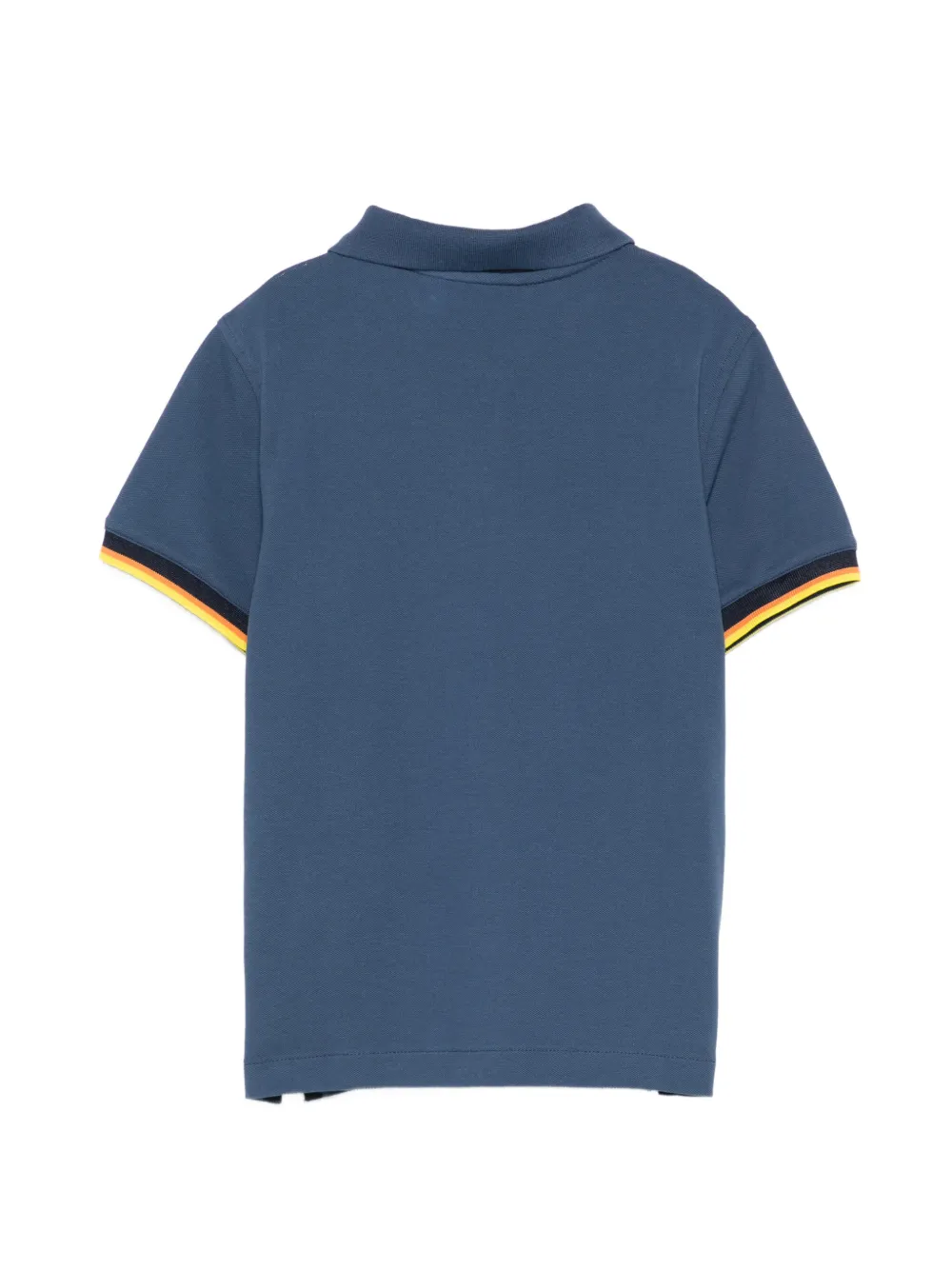  K-way Vincent Striped-trim Polo Shirt - Blue 