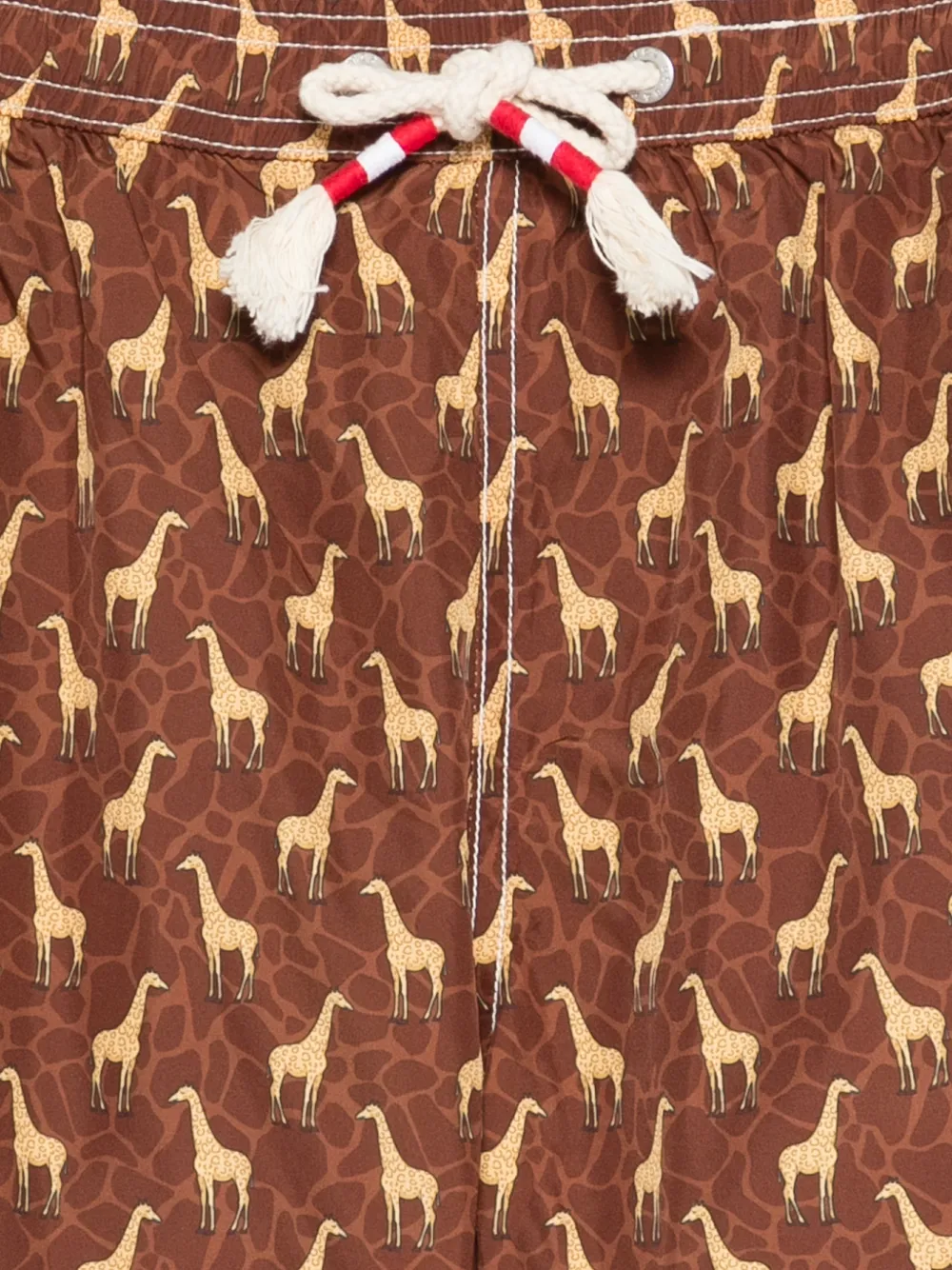 MC2 Saint Barth Zwembroek met girafprint Bruin