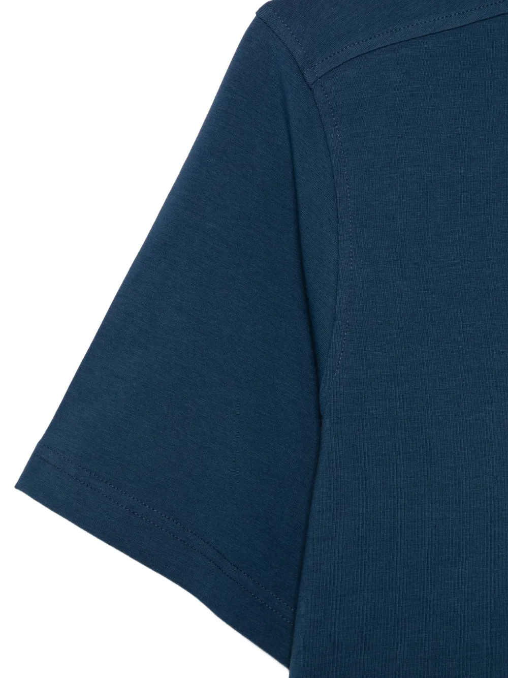 K-Way Poloshirt met logo Blauw