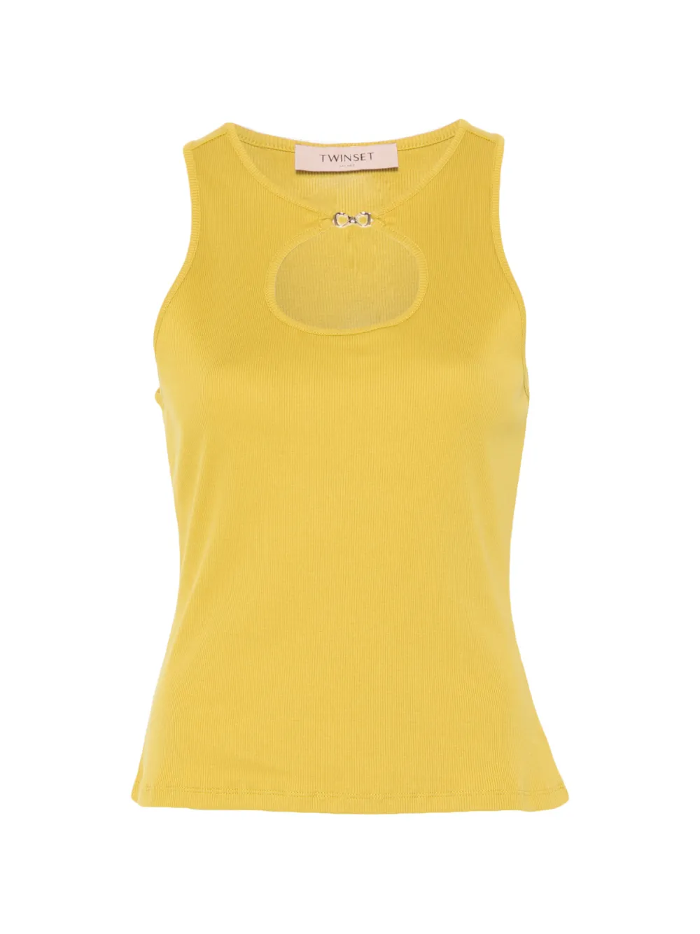 TWINSET sleeveless cut-out top - Verde