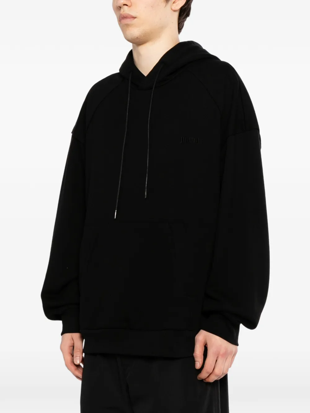 Juun.J Sweater met capuchon Zwart