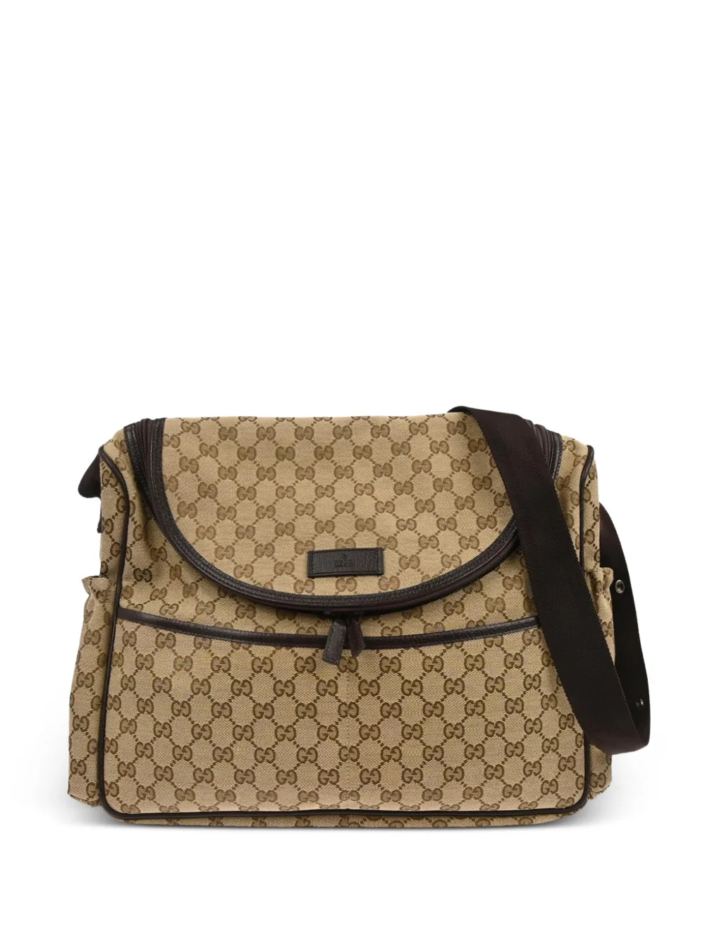 Gucci Pre-Owned 1990-2000s GG leather shoulder bag - Neutrals