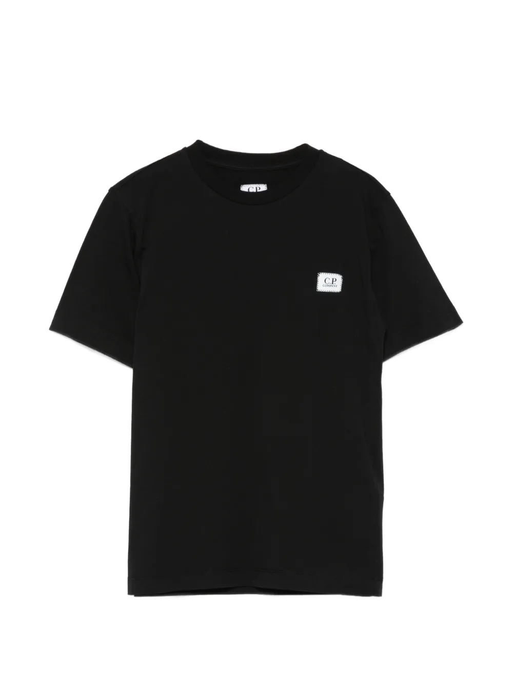 C.P. Company Kids logo-patch T-shirt - Nero