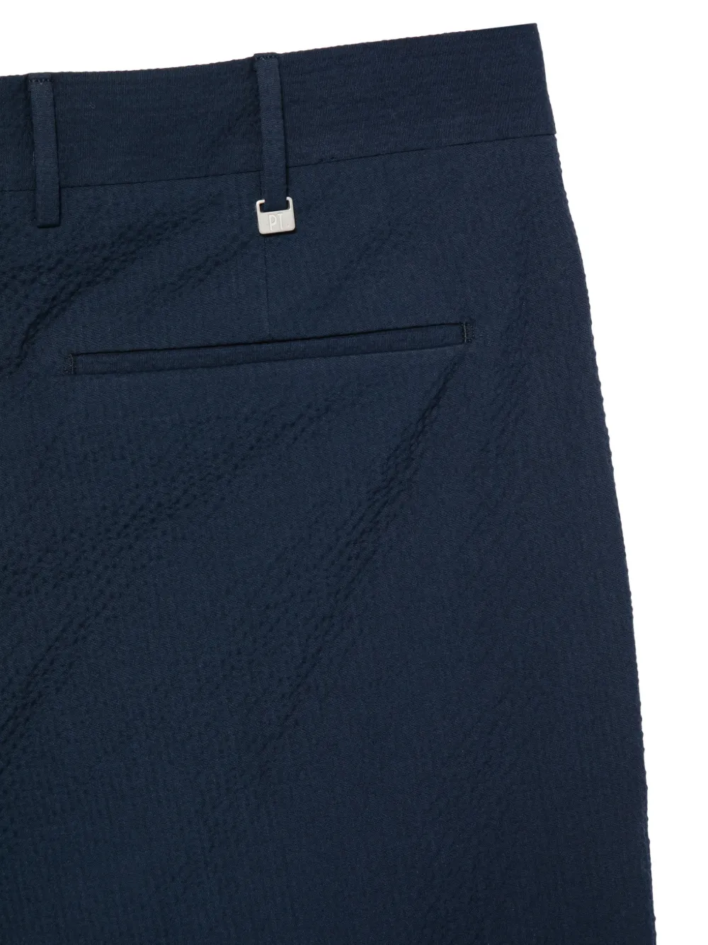 PT Torino Seersucker broek Blauw
