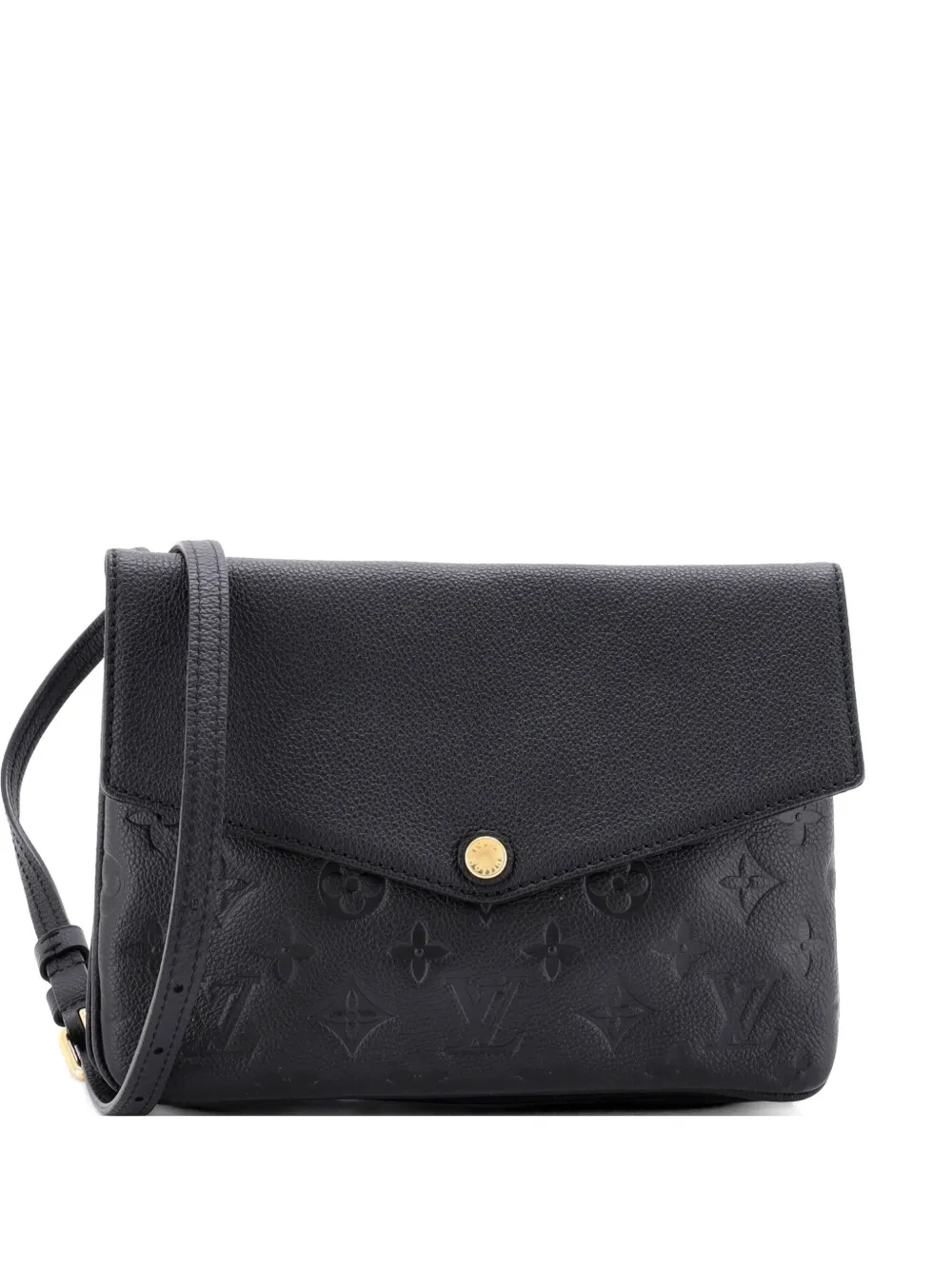 Louis Vuitton Pre-Owned Twice Handbag Monogram Empreinte Leather crossbody bag - Nero