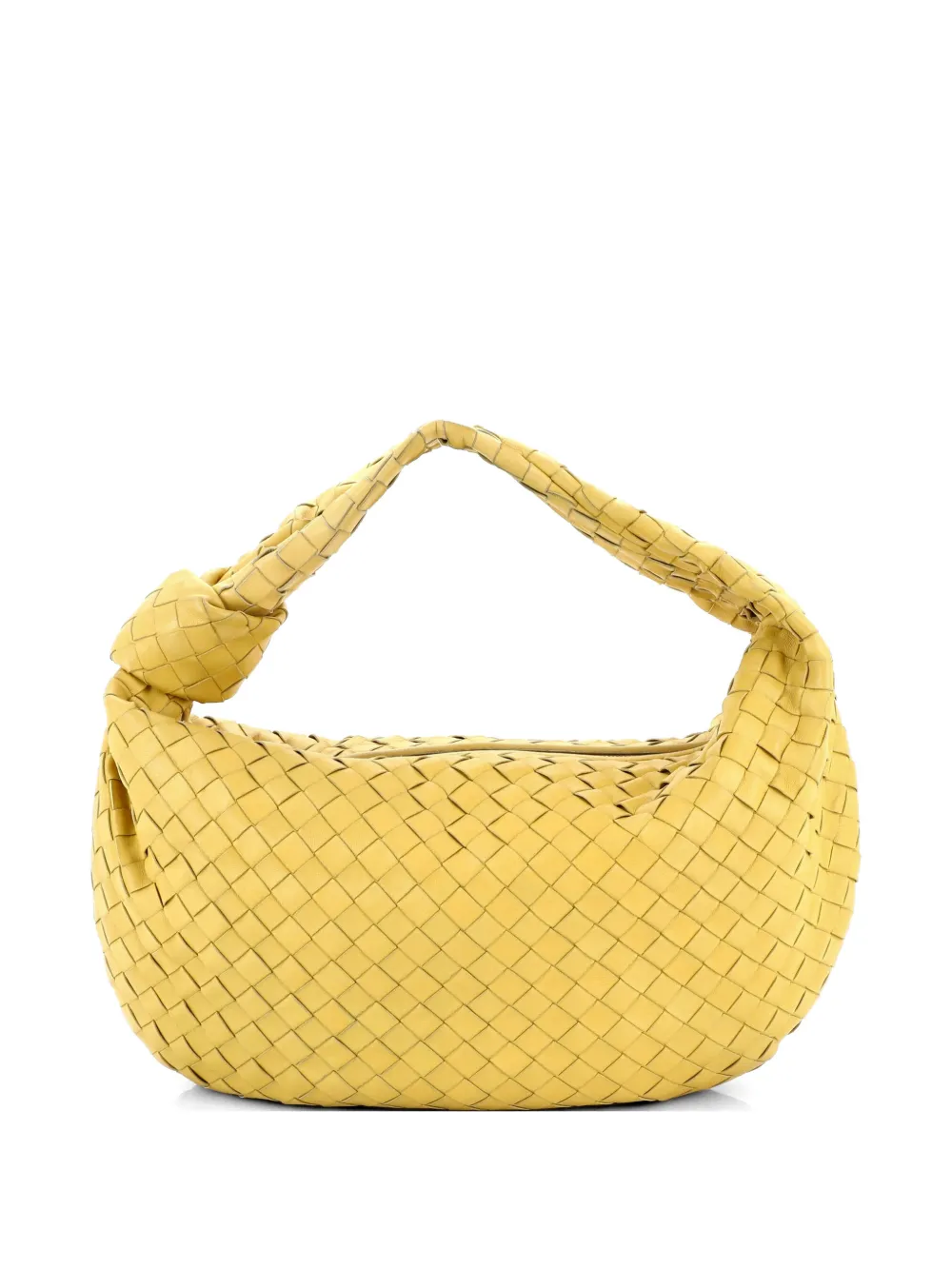 Bottega Veneta Pre-Owned BV Jodie Intrecciato Nappa Medium hobo bag - Giallo