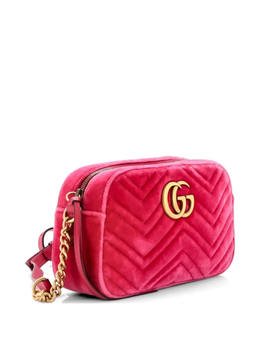 GG Marmont Shoulder Bag Matelasse Velvet Small crossbody bag
