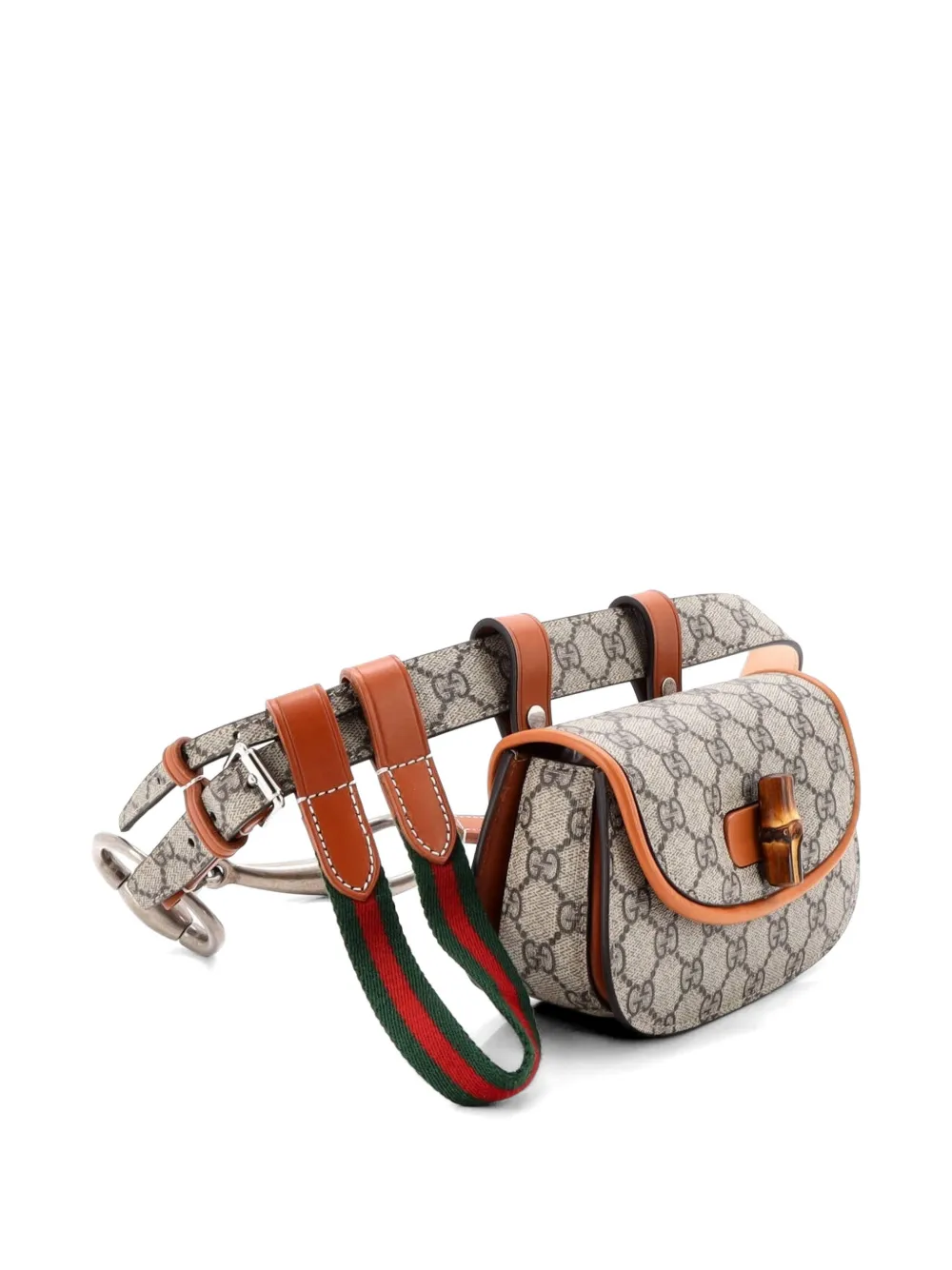 Bamboo 1947 Gg Coated Canvas Mini Belt Bag