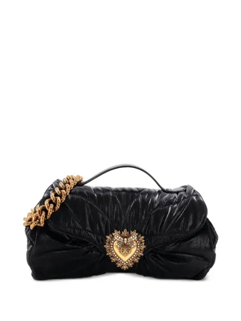 Dolce & Gabbana Pre-Owned Devotion Soft Flap Chain Quilted Nylon shoulder bag