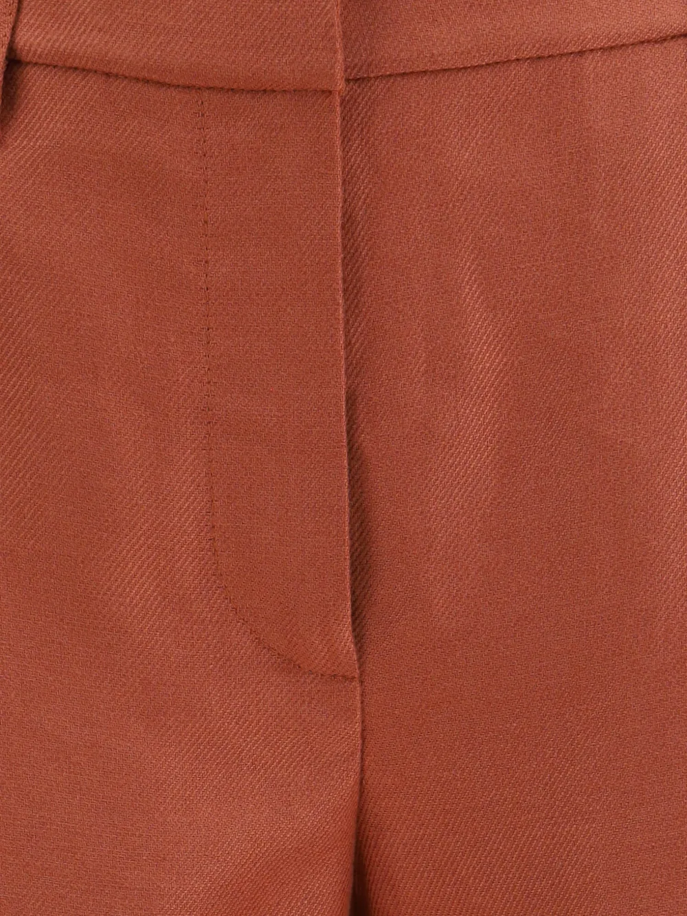 Brunello Cucinelli Broek met elastische taille Oranje