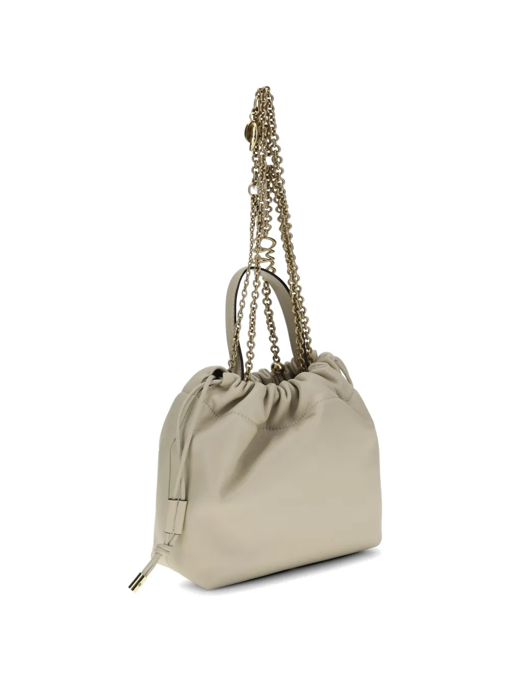  Chloé Bolso Bombonera Con Cordones - Neutro 