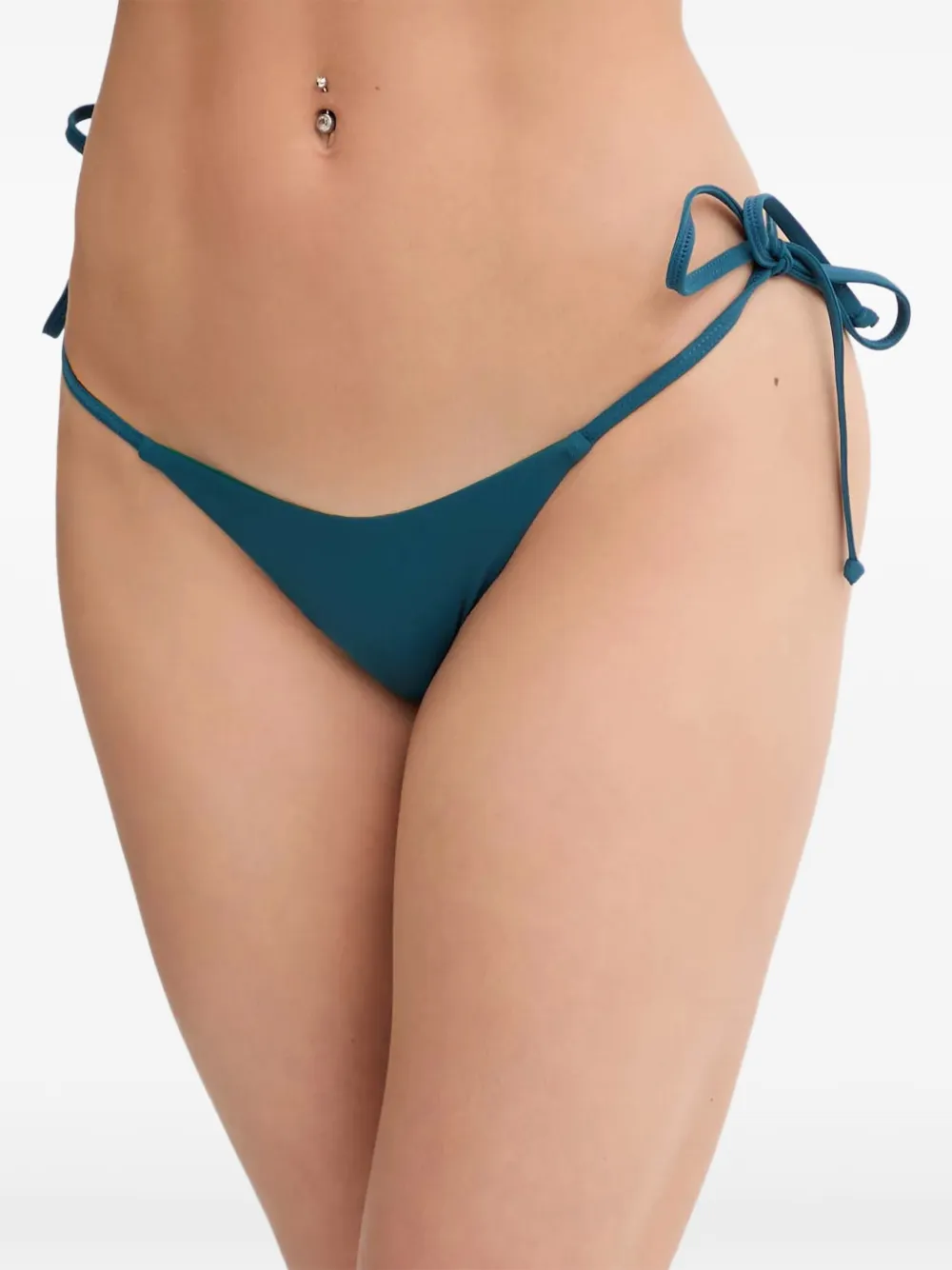 Bond-eye side-tie reversible bikini bottoms - Blau