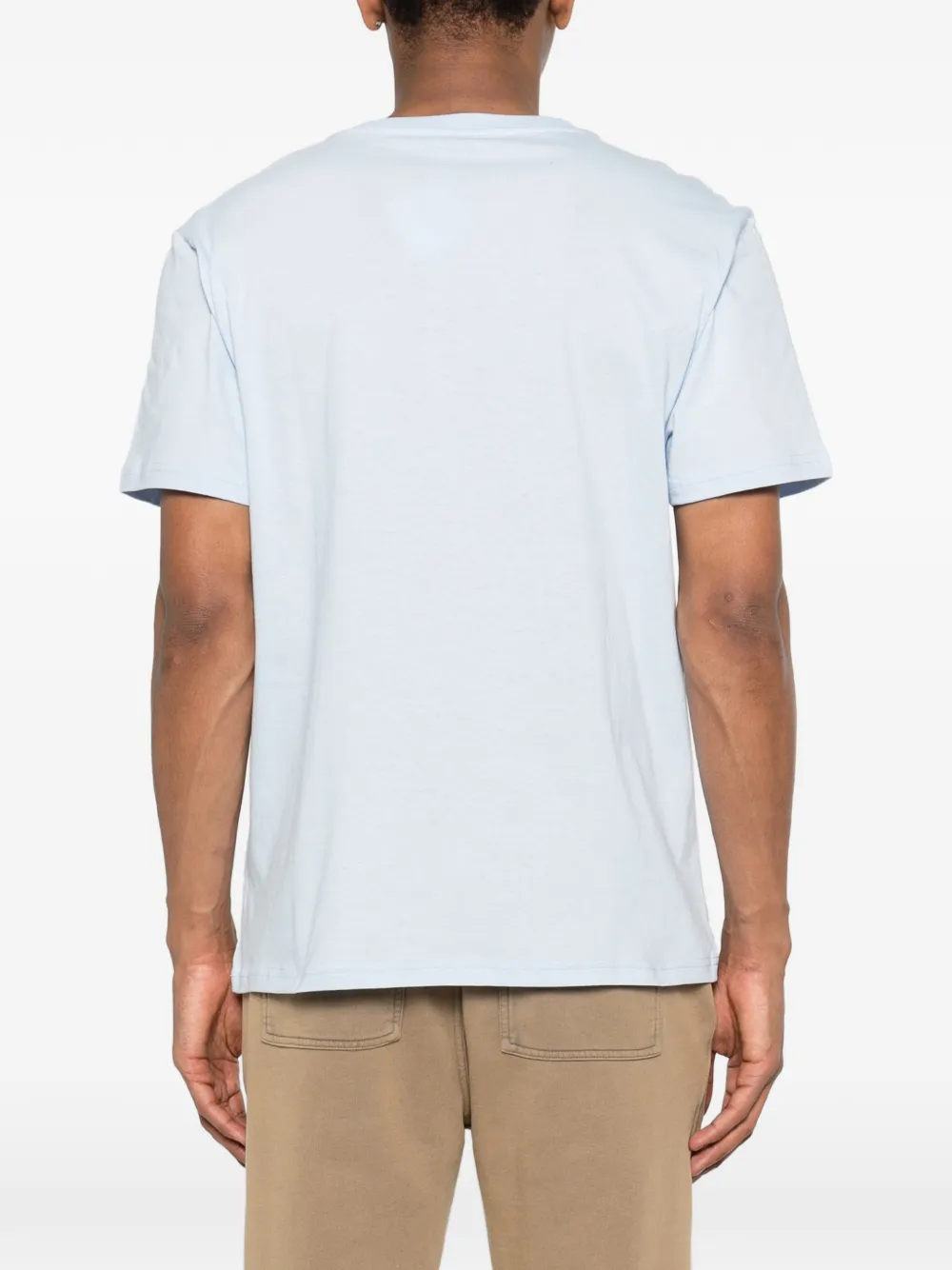 Moschino T-shirt met logo Blauw