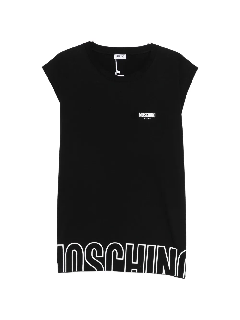 Moschino logo T-shirt - Nero