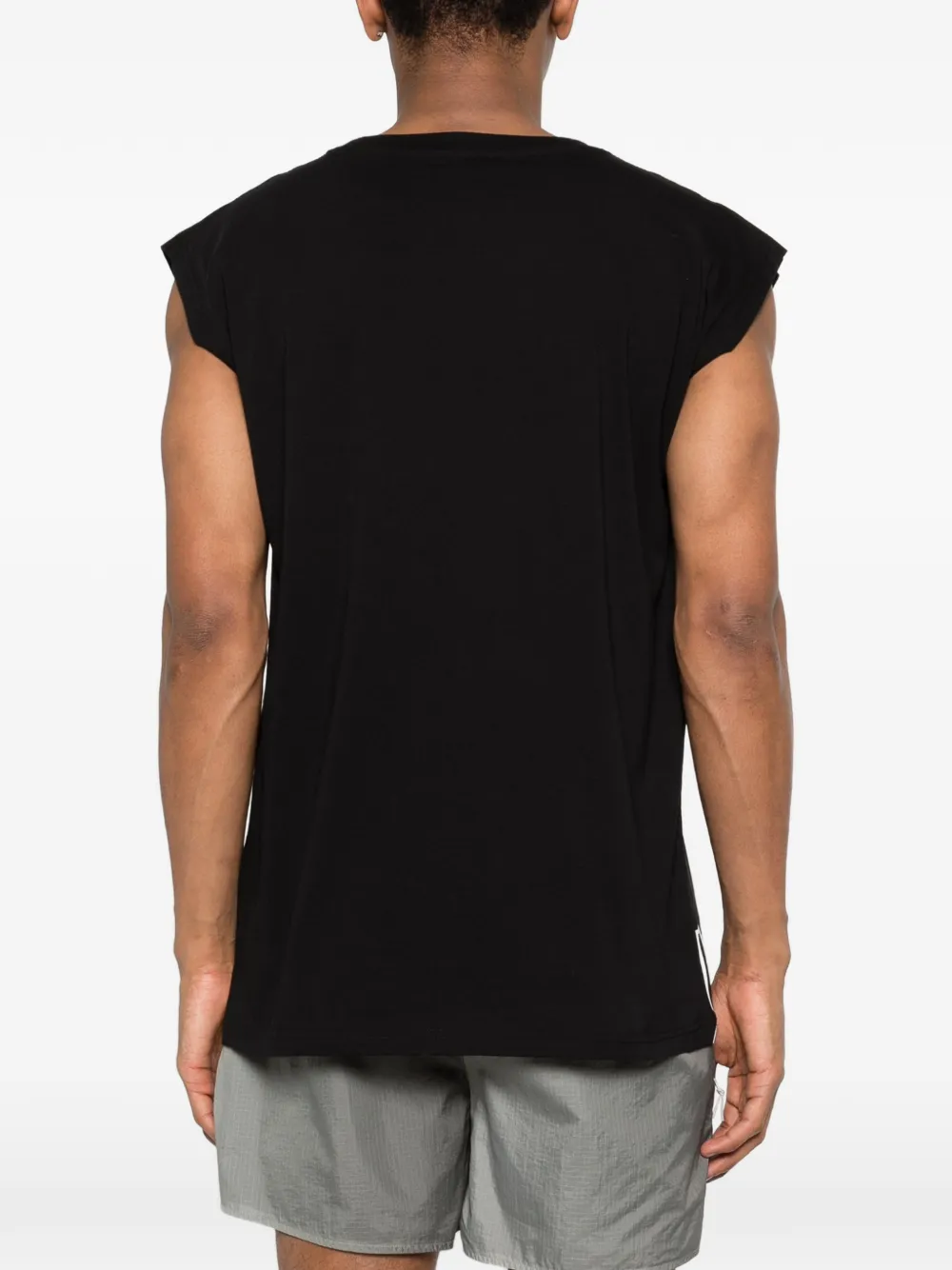 Moschino T-shirt met logo Zwart