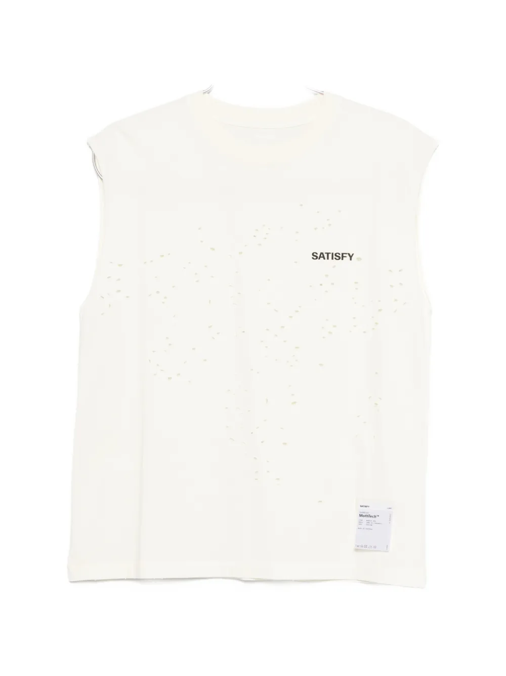 Satisfy crew-neck vest - Toni neutri