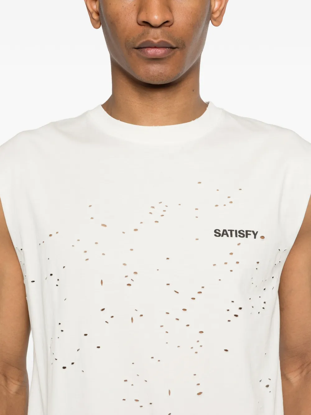 Satisfy クルーネック タンクトップ | ニュートラル | FARFETCH JP