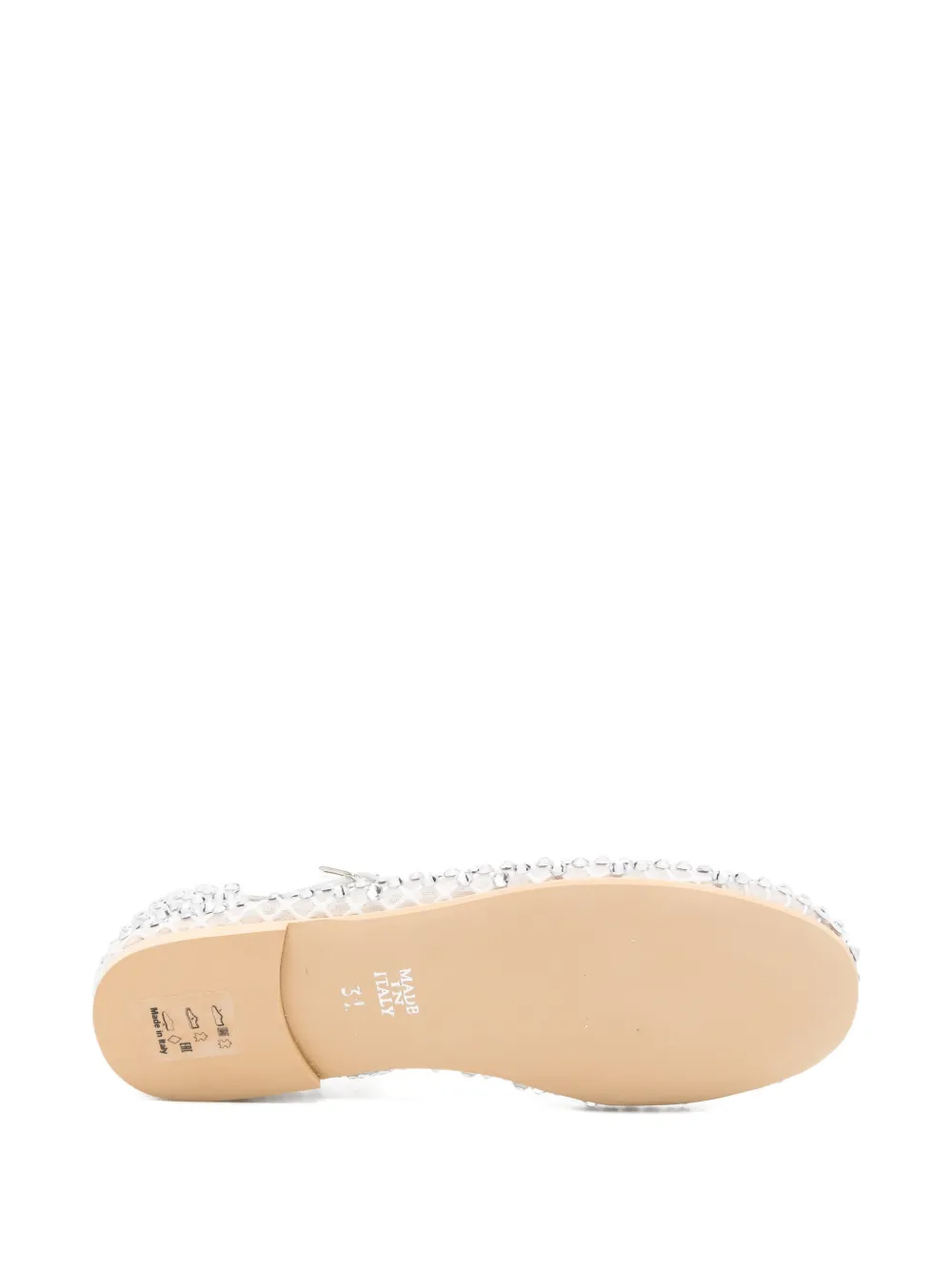 Florens buckle embellished ballet flats Wit