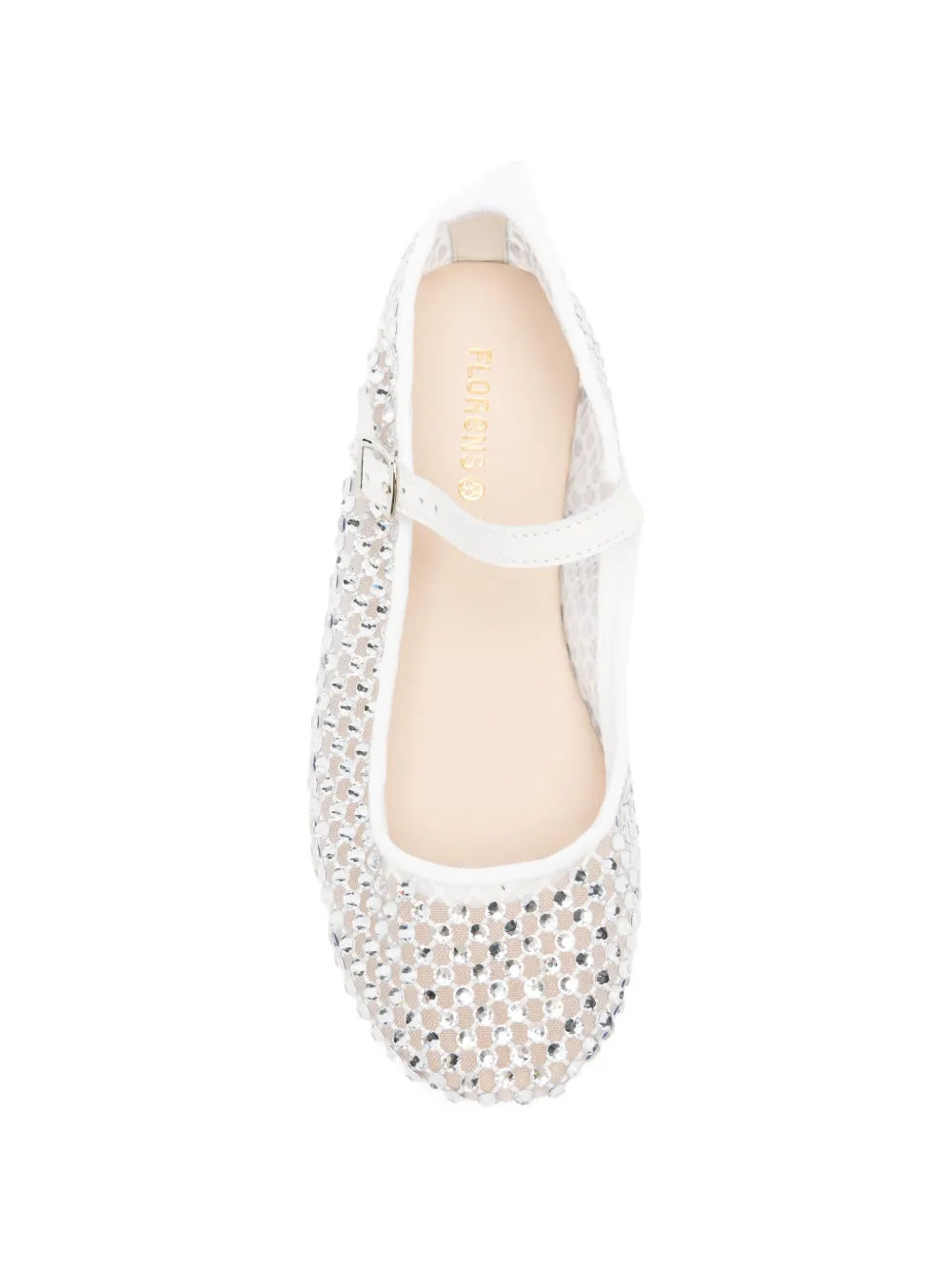 Florens buckle embellished ballet flats Wit