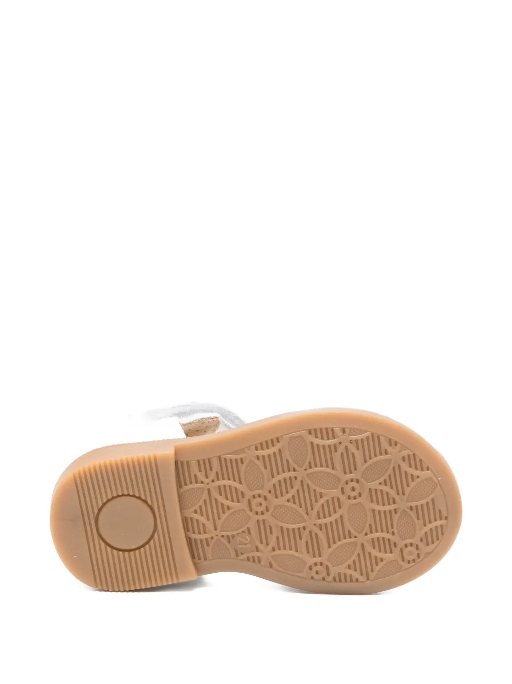 Florens woven detail sandals Wit