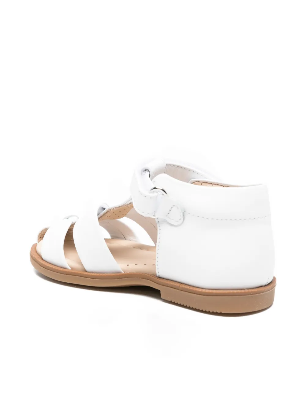 Florens woven detail sandals Wit