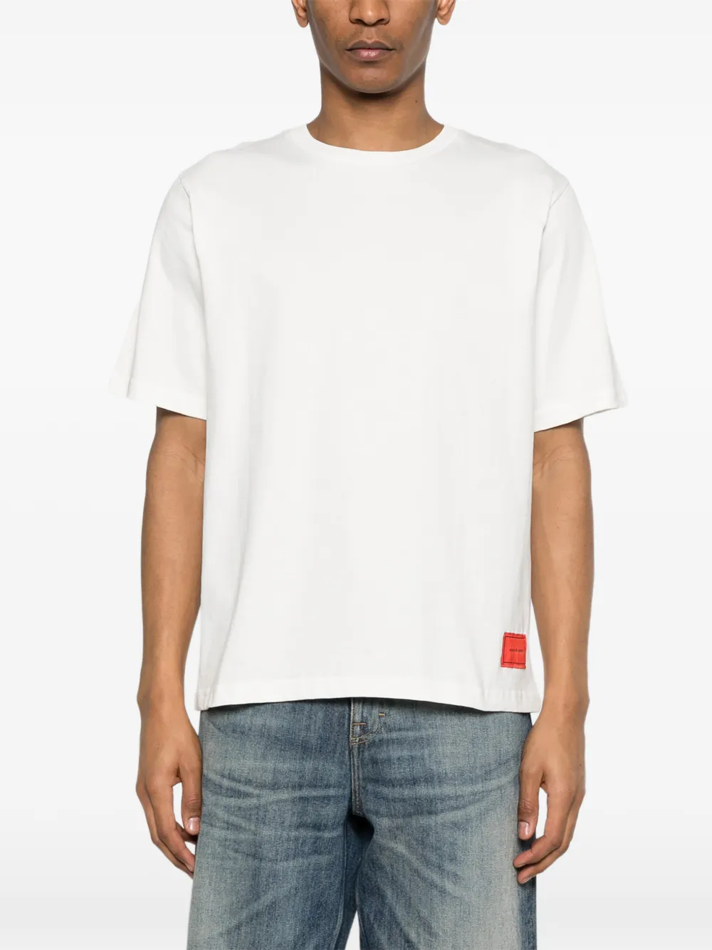 Vision Of Super T-shirt met logodetail Wit