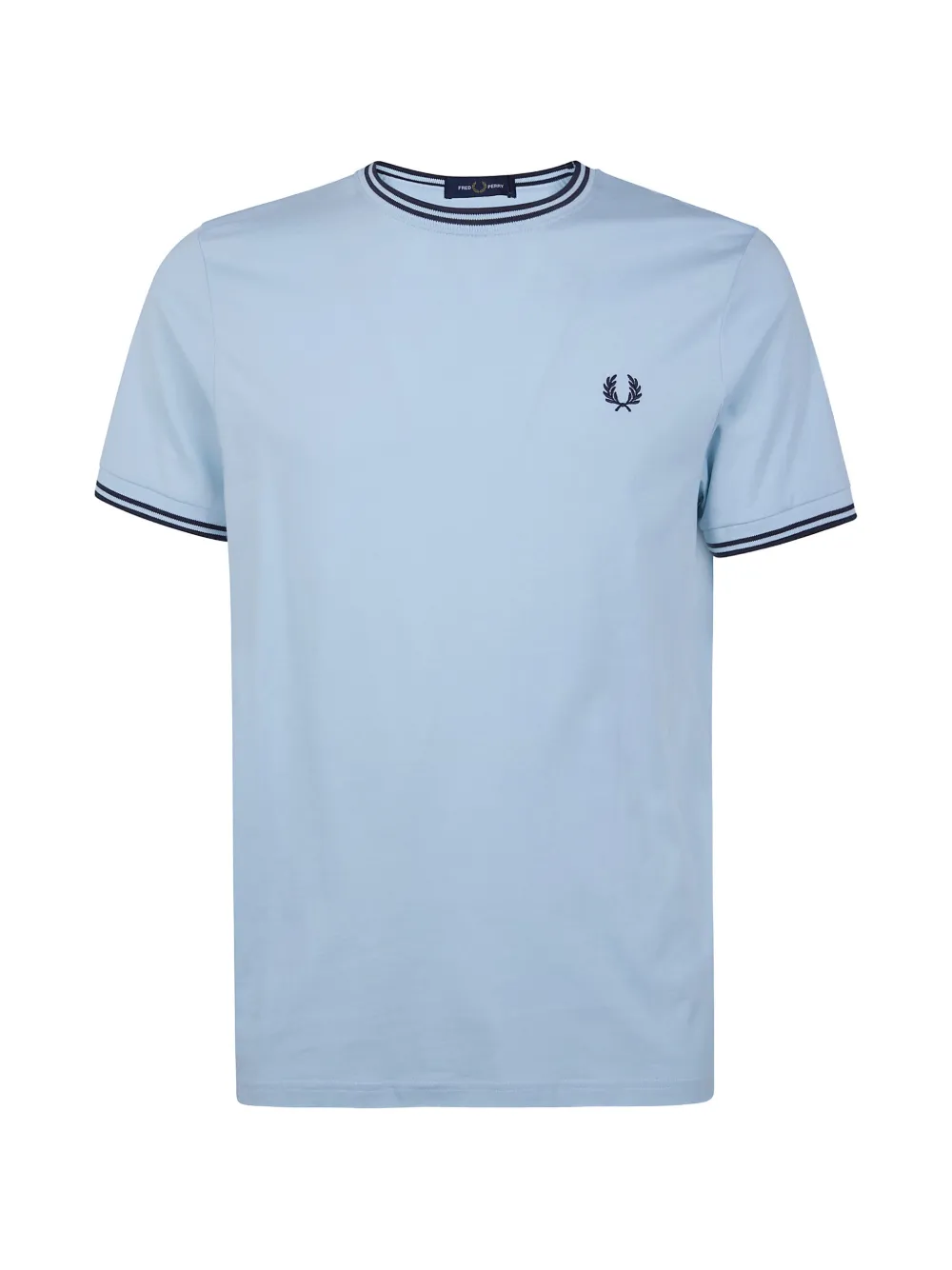 Fred Perry logo-embroidered T-shirt - Blu