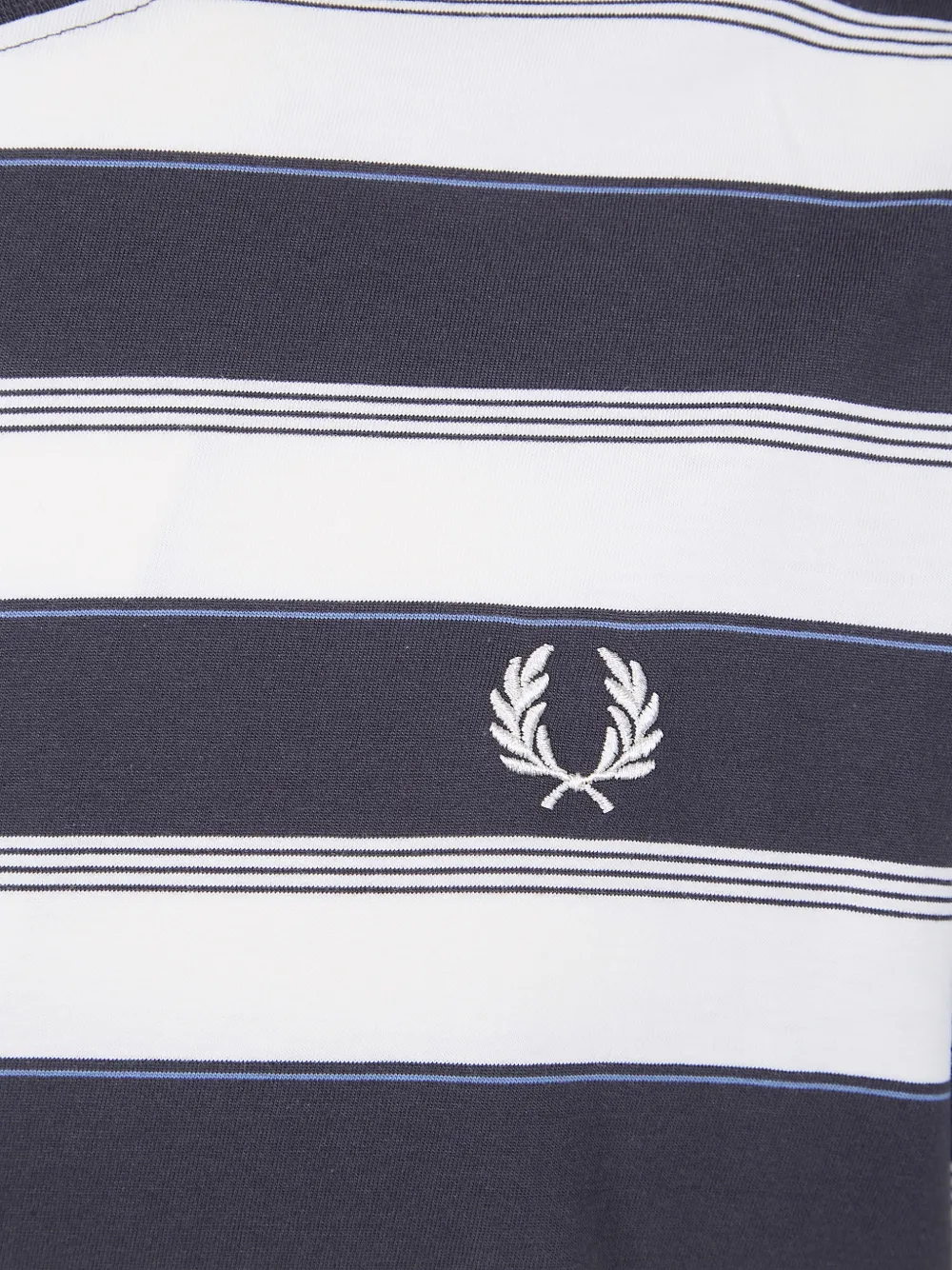 Fred Perry Gestreept T-shirt Blauw