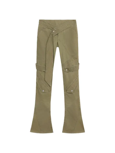 Blumarine pantalon à taille ceinturée