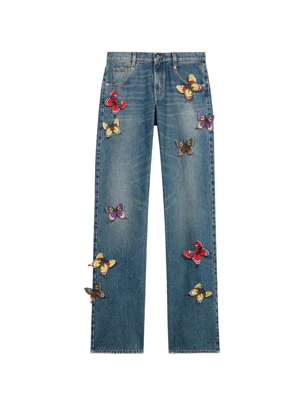 Blumarine Jeans con decorazione farfalle