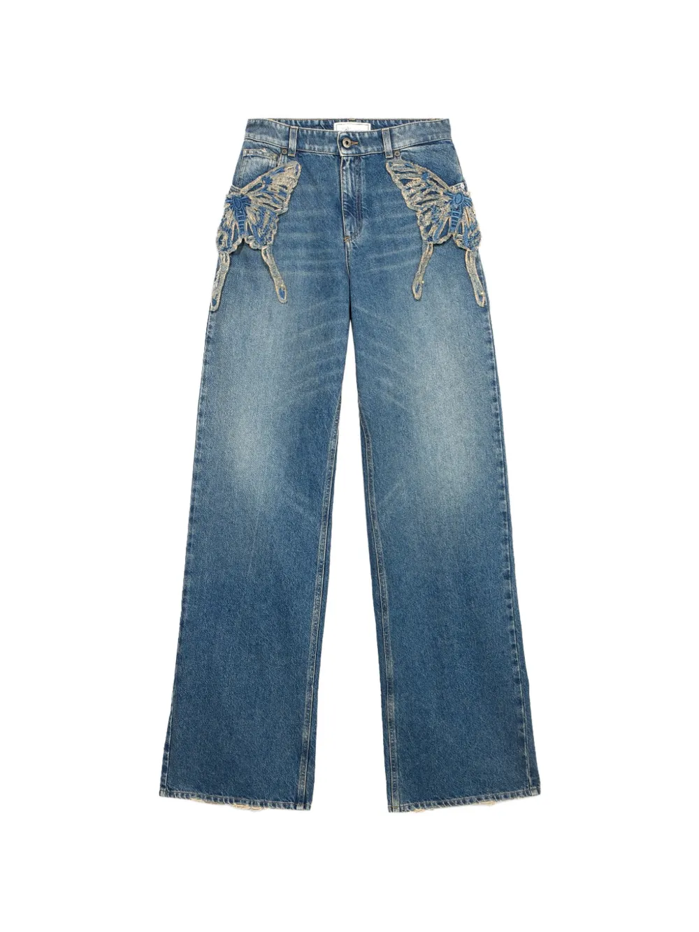 Blumarine butterfly jeans