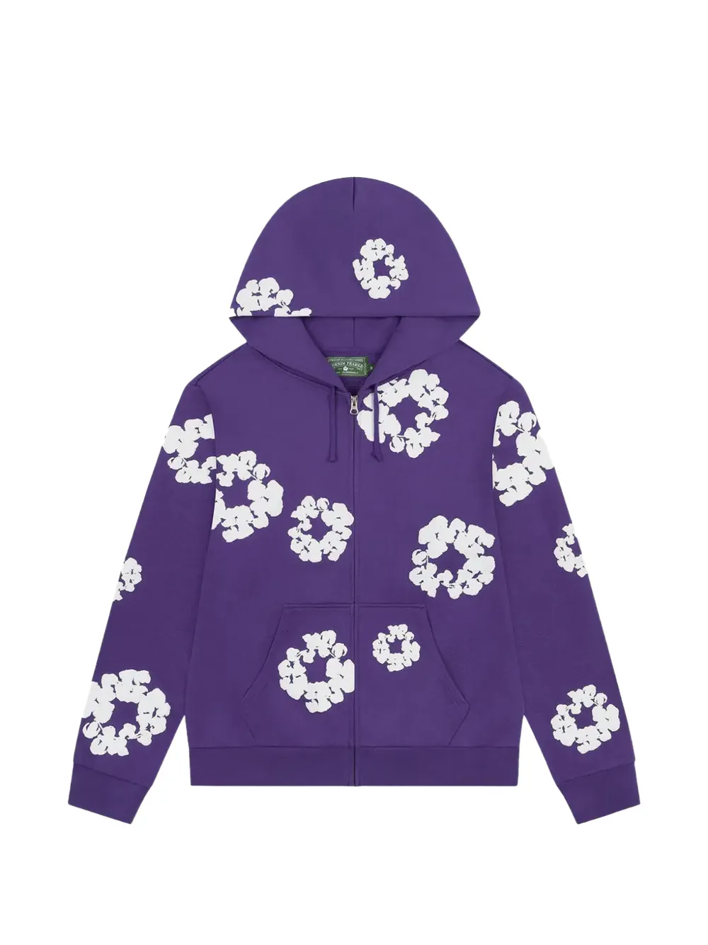 Denim Tears zipped cotton hoodie - Viola