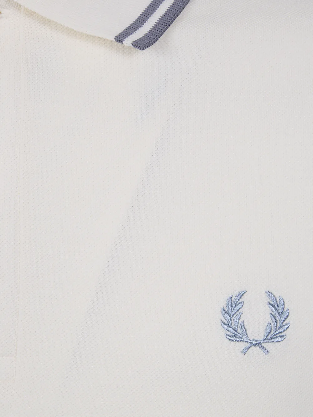  Fred Perry Logo-embroidered Polo Shirt - Neutrals 