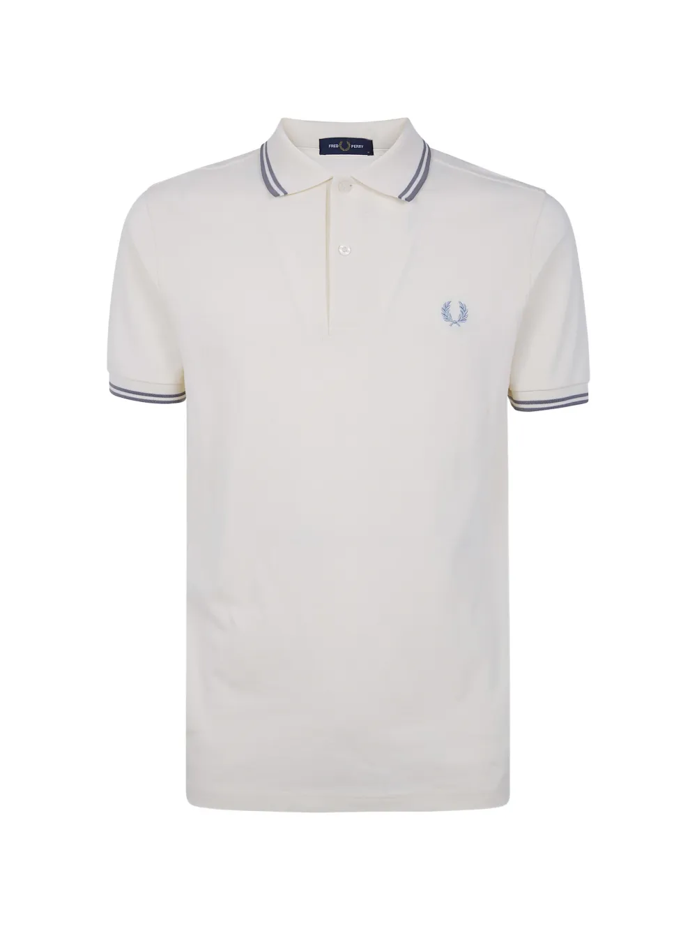 Fred Perry logo-embroidered polo shirt - Toni neutri