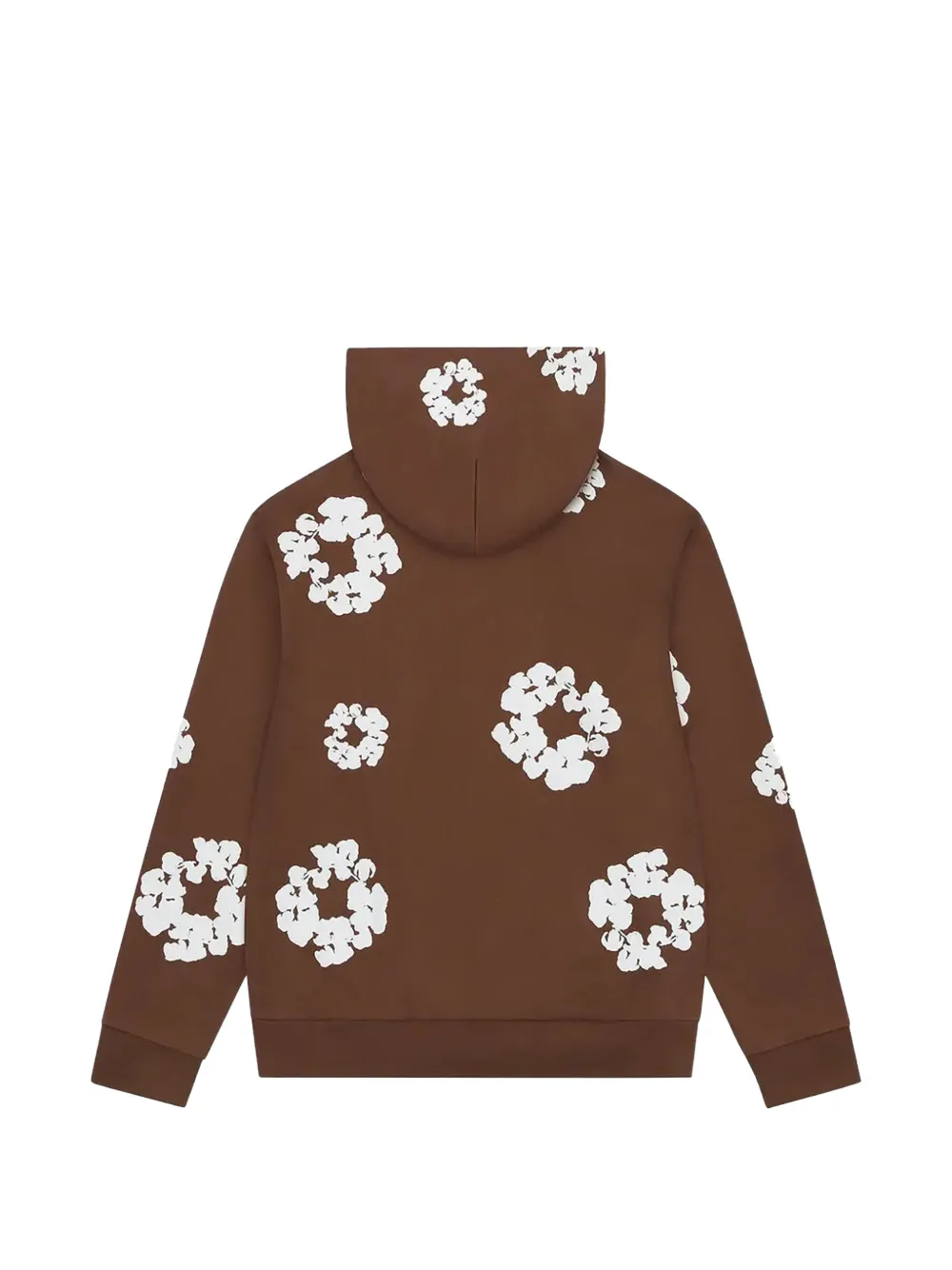 Denim Tears Hoodie met rits Bruin