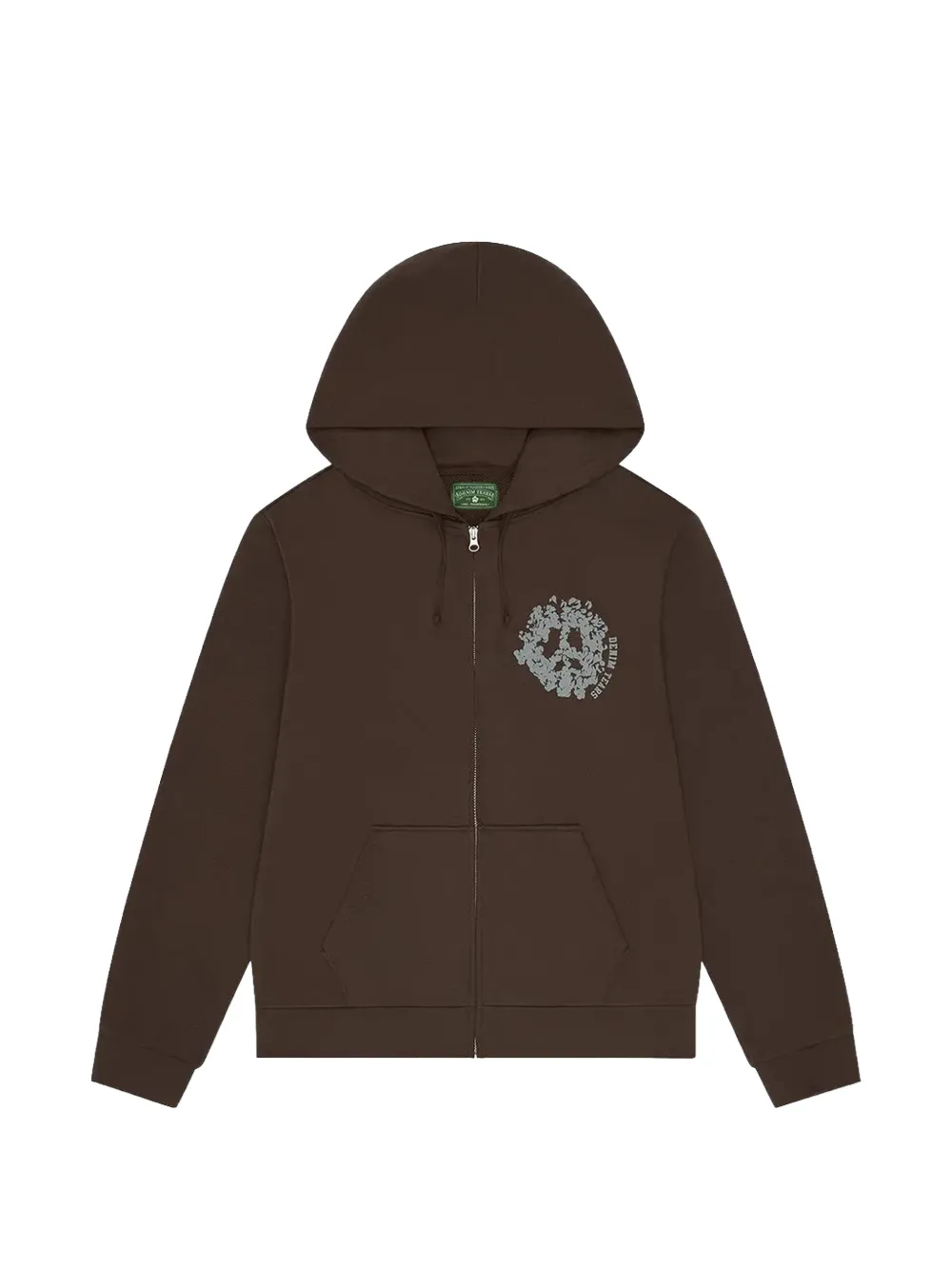 Denim Tears Denim University zipped hoodie - Marrone