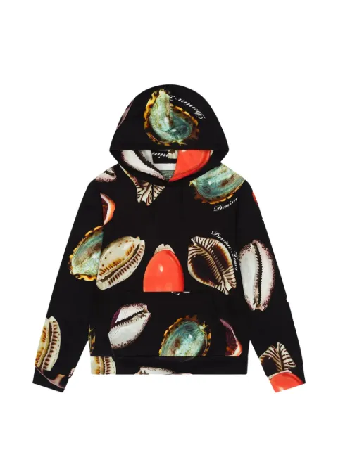 Denim Tears Shell-print hoodie