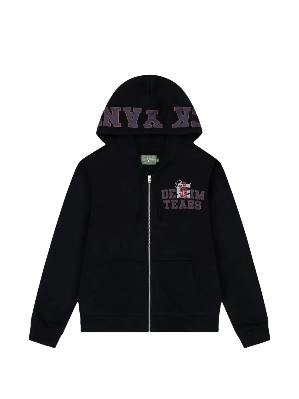 Denim Tears Yankees zip-up hoodie - Nero