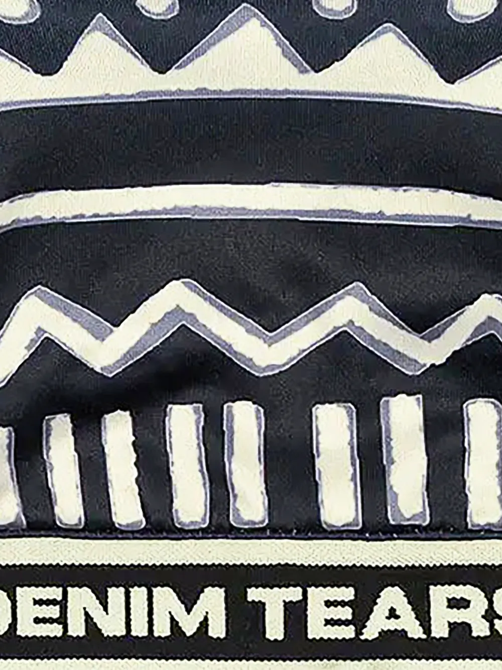  Denim Tears 5q Mudcloth Skully Hat - Blue 
