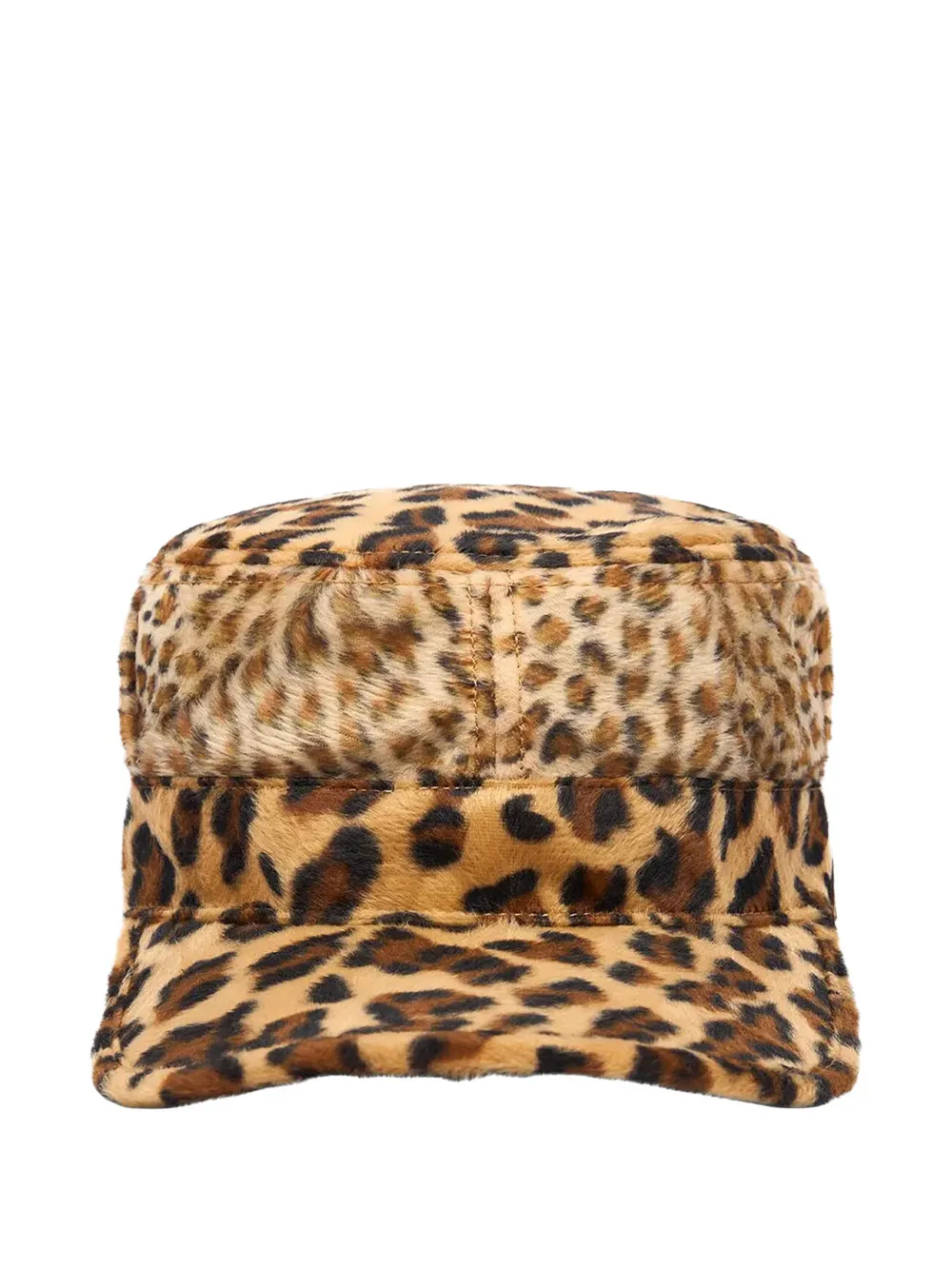 Denim Tears faux-fur giraffe-print cap - Toni neutri