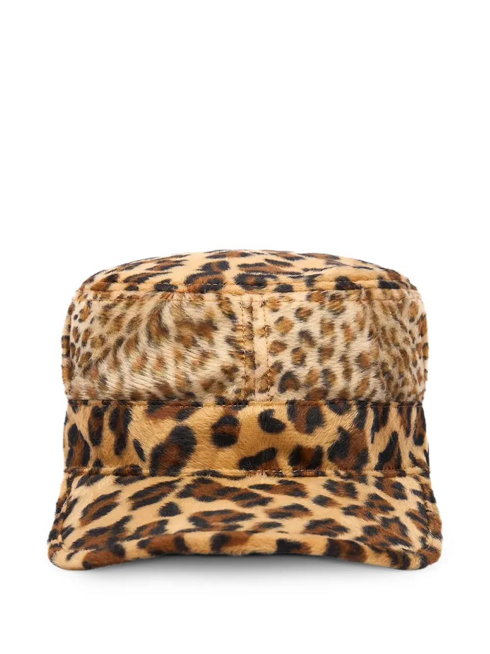 Denim Tears faux-fur giraffe-print cap - Toni neutri
