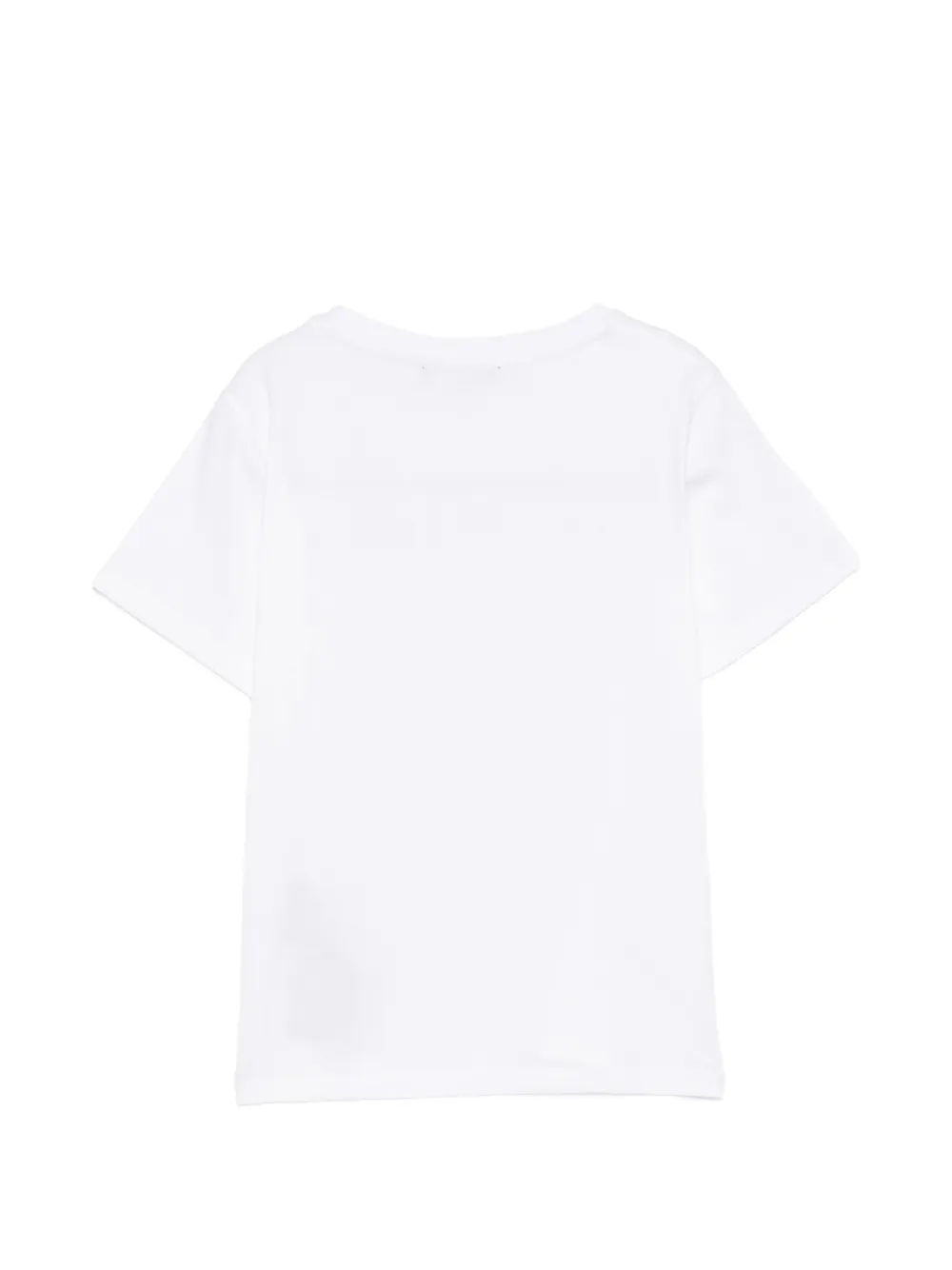 Balmain Kids T-shirt met logo Wit