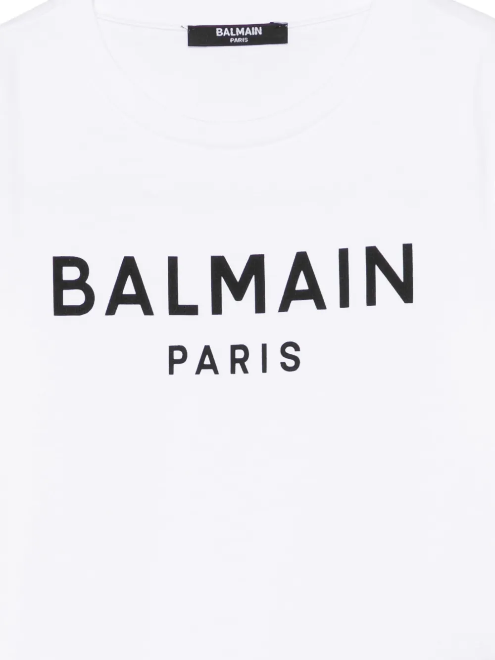 Balmain Kids T-shirt met logo Wit